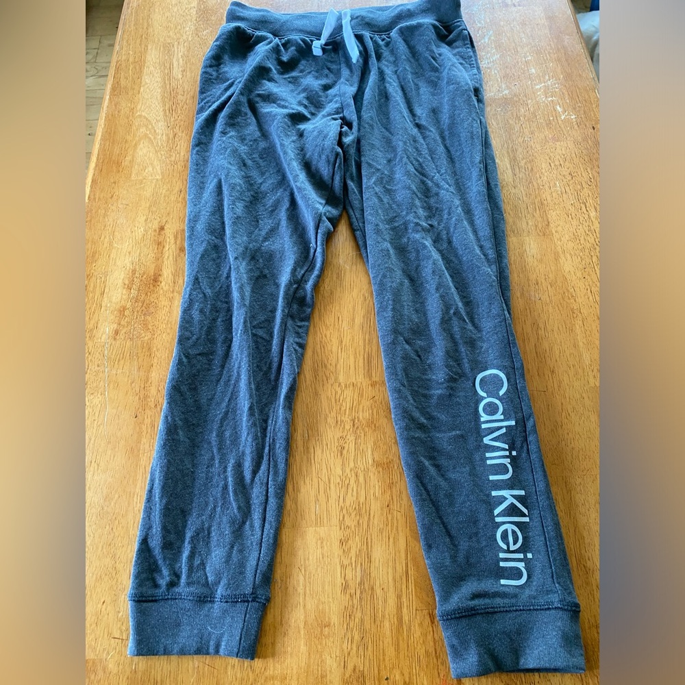 Calvin Klein sweatpants, no stains/rips.